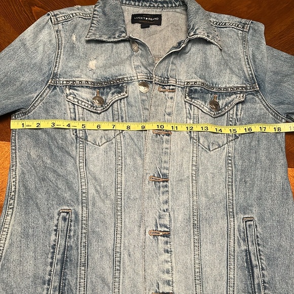 Lucky Brand Jean Jacket Buffalo 🦬 Buttons - Picture 10 of 12